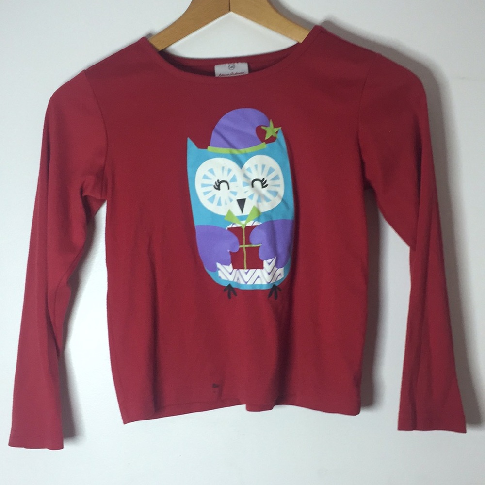 Hanna Andersson Owl Pajama Top Size 10 / 140